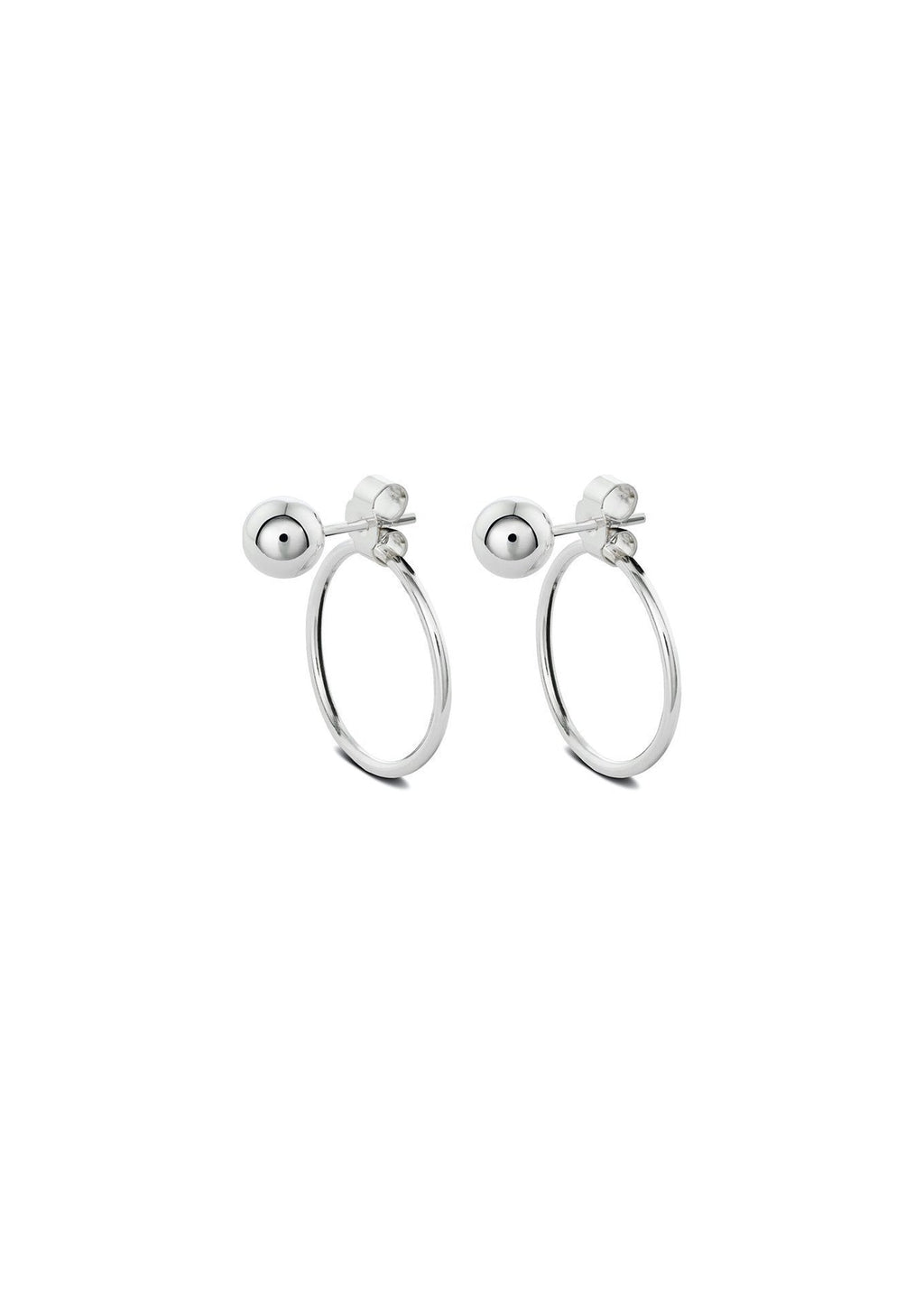 Chord Earrings - Silver