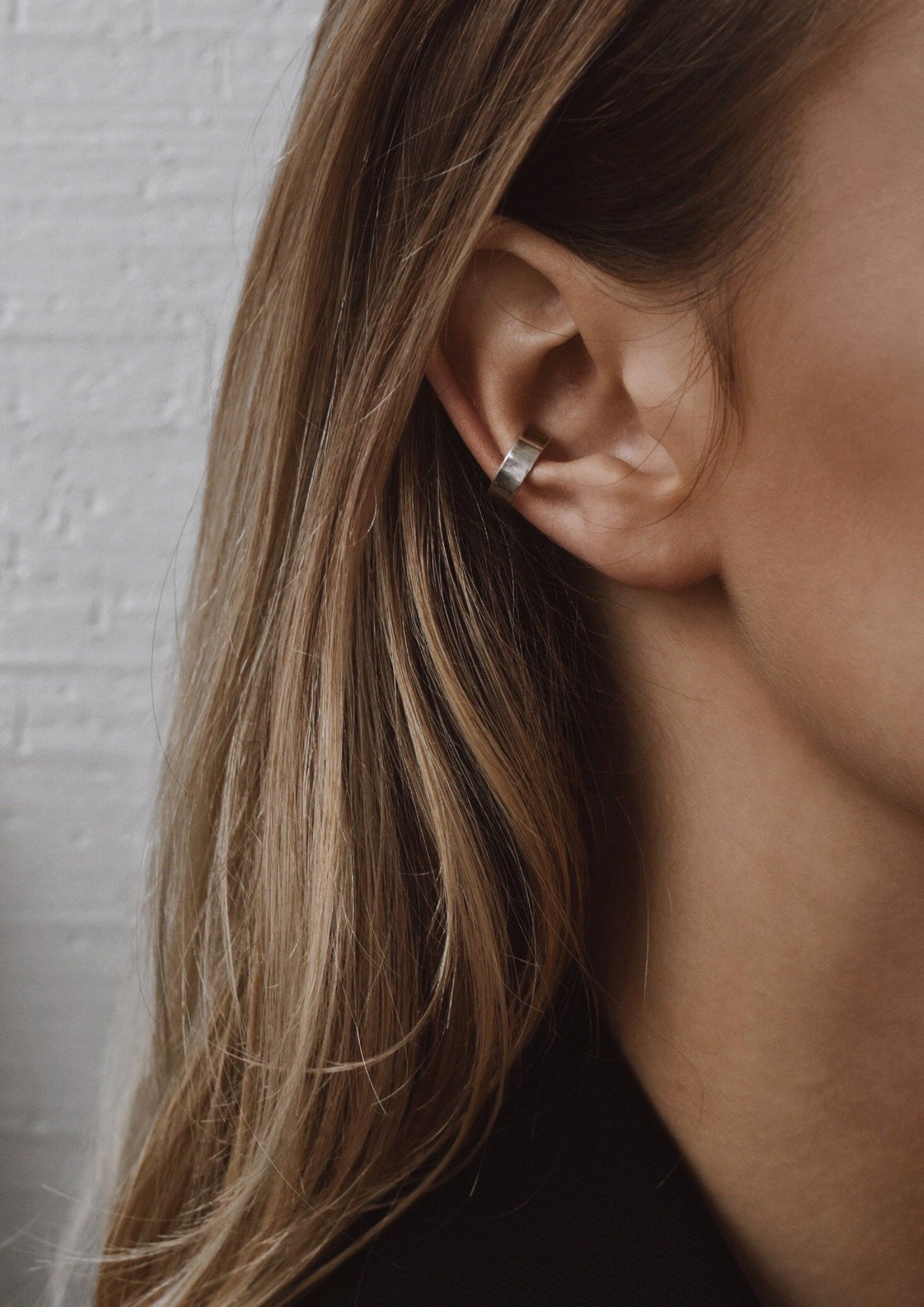 Flat Ear Cuff - Silver