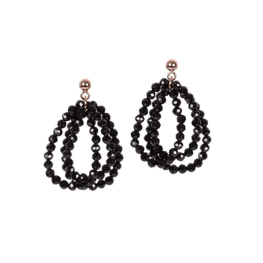 Cherie Boho S Earrings - Rose Gold and Silver