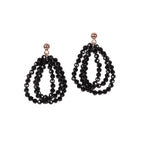 Cherie Boho S Earrings - Rose Gold and Silver