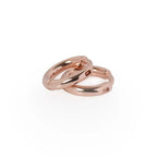 Classy Small Hoops - Rose Gold and Silver