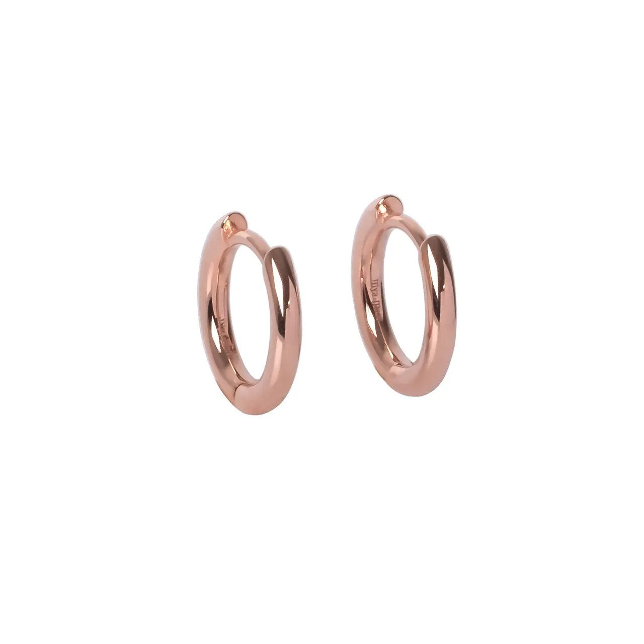 Classy Small Hoops - Rose Gold and Silver